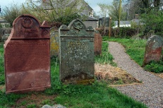 Joseph Bell's Memorial Headstone (left) and his Grandparents Headstone (right)